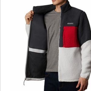 Columbia fleece heaving mountain jacket full zip